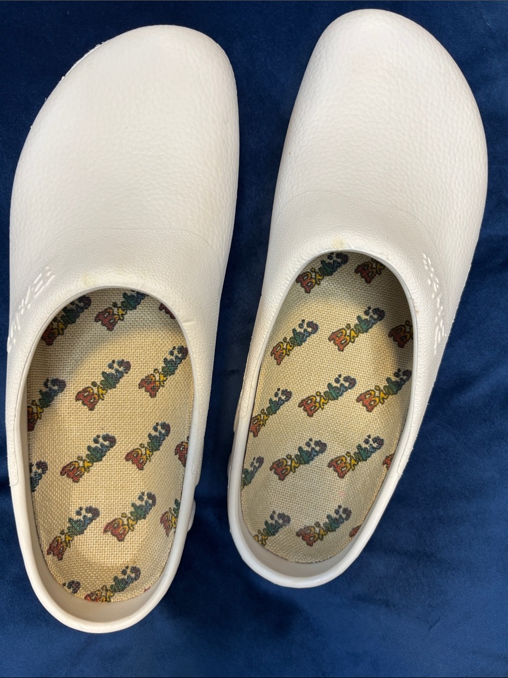 Birkenstock birki’s white clogs/shoes